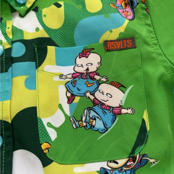 Nickelodeon x RSVLTS toddler button down 2T - Picture 4 of 7